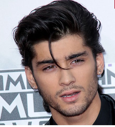 Image: Malik in his Quiff Hairstyle. 